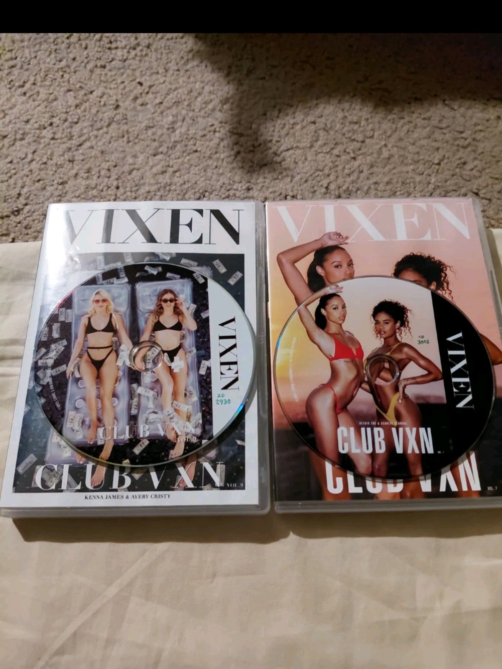 Club VXN volume 7 & 9 rare dvd lot erotic thriller dvds